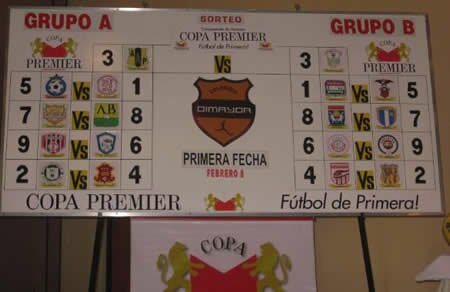 Sorteo de la Copa Premier 2009