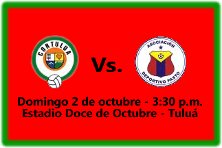 Cortuluá vs. Deportivo Pasto